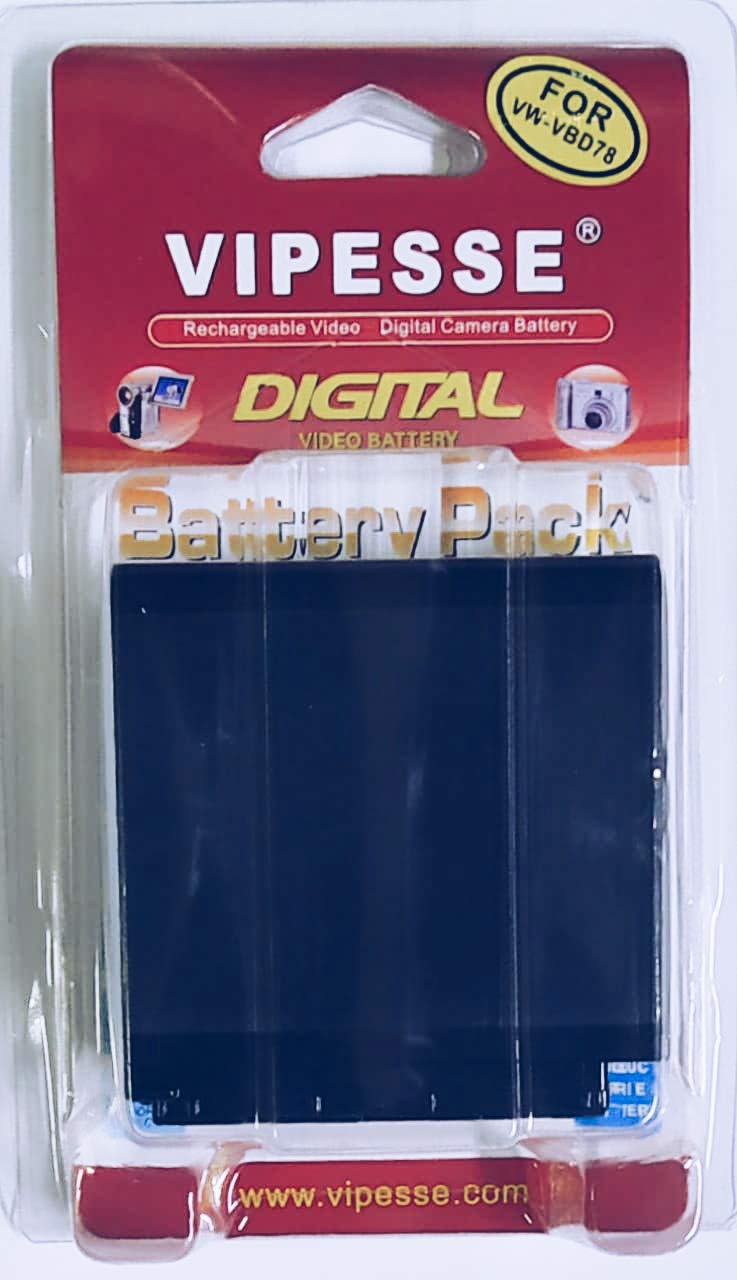 VW-VBD78 BATTERY FOR Panasonic AG-UX180 AG-UX90 AG-3DA1 AG-AC8 AG-DVC30 AG-HPX171 AG-HPX250 HPX255 AJ-PX270 AJ-PCS060 HC-MDH2 HC-X1000 HDC-Z10000