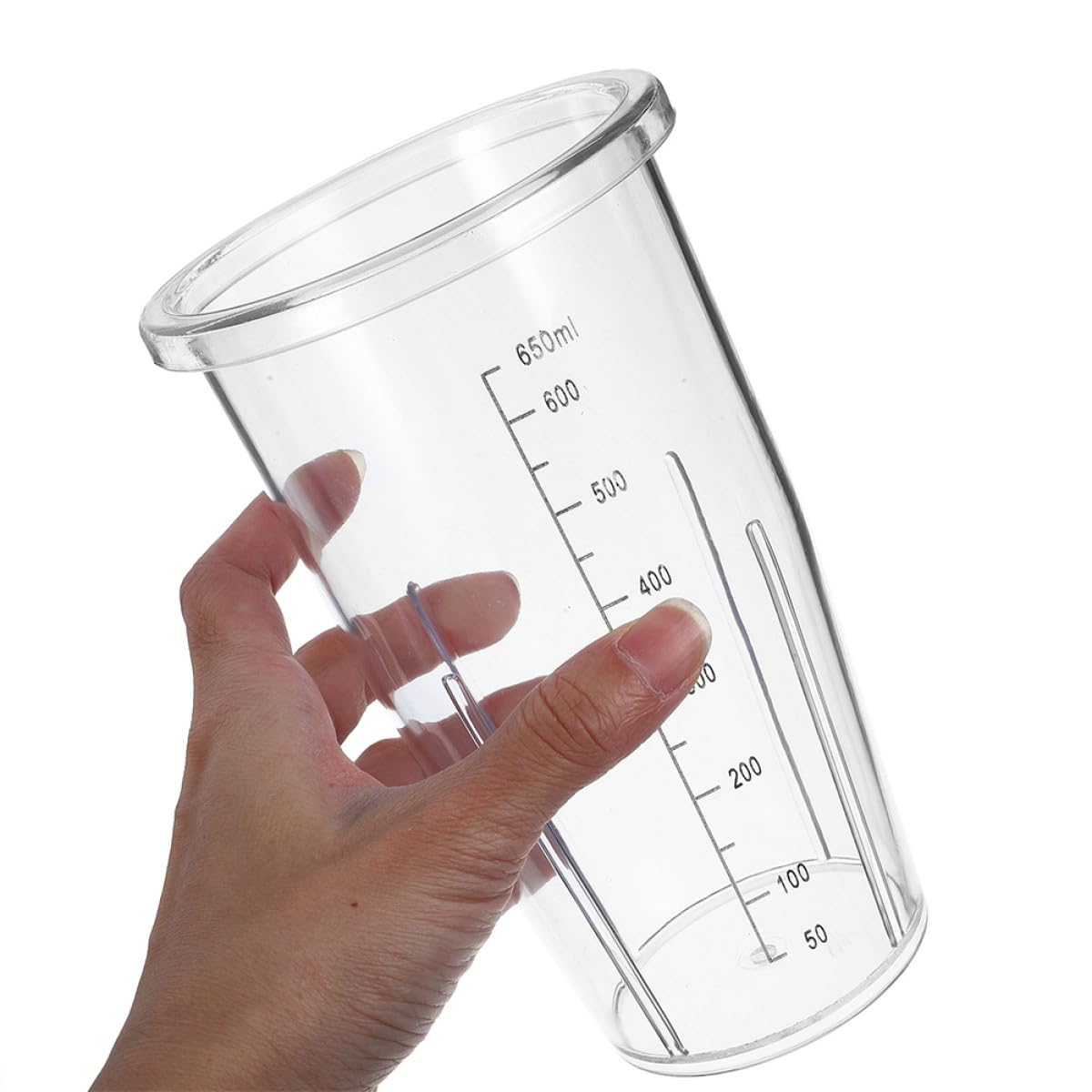 Set 2 Pezzi Tazze Miscelatrici in PC da 650ml con Graduazione, Accessori Versatili per Frullatori, per Smoothies e Uso Quotidiano