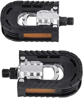ASHATA Pedais leves e dobráveis para bicicleta de estrada, pedais de bicicleta de estrada, pedais de mountain bike para bicicleta dobrável, mountain bike, bicicleta de estrada