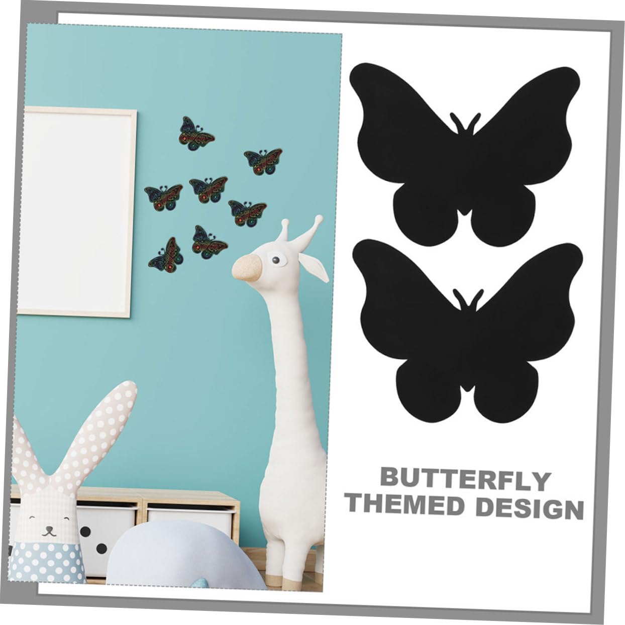 OSALADI Scratch Paper Art Set Pcs Butterfly Shaped Scratch Pad Safe for Boy Girl Decorative Party Sheet Festival Craft Boys and Girls DIY