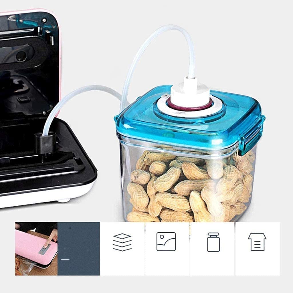 Sellador de Bolsas Selladora al Vacio Envasador al Vacío Sistema automático de sellado de aire al vacío con modos de alimentos secos y húmedos Sellado de bolsas para la conservación de alimentos