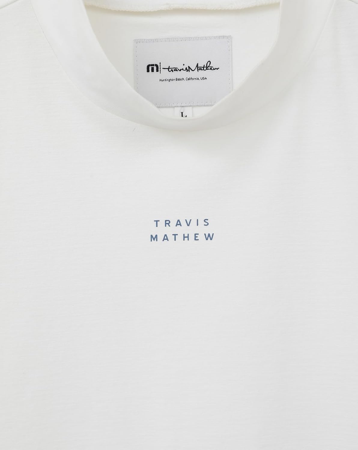 トラヴィスマシュー] メンズ 半袖 モックネックシャツ (ワンポイント