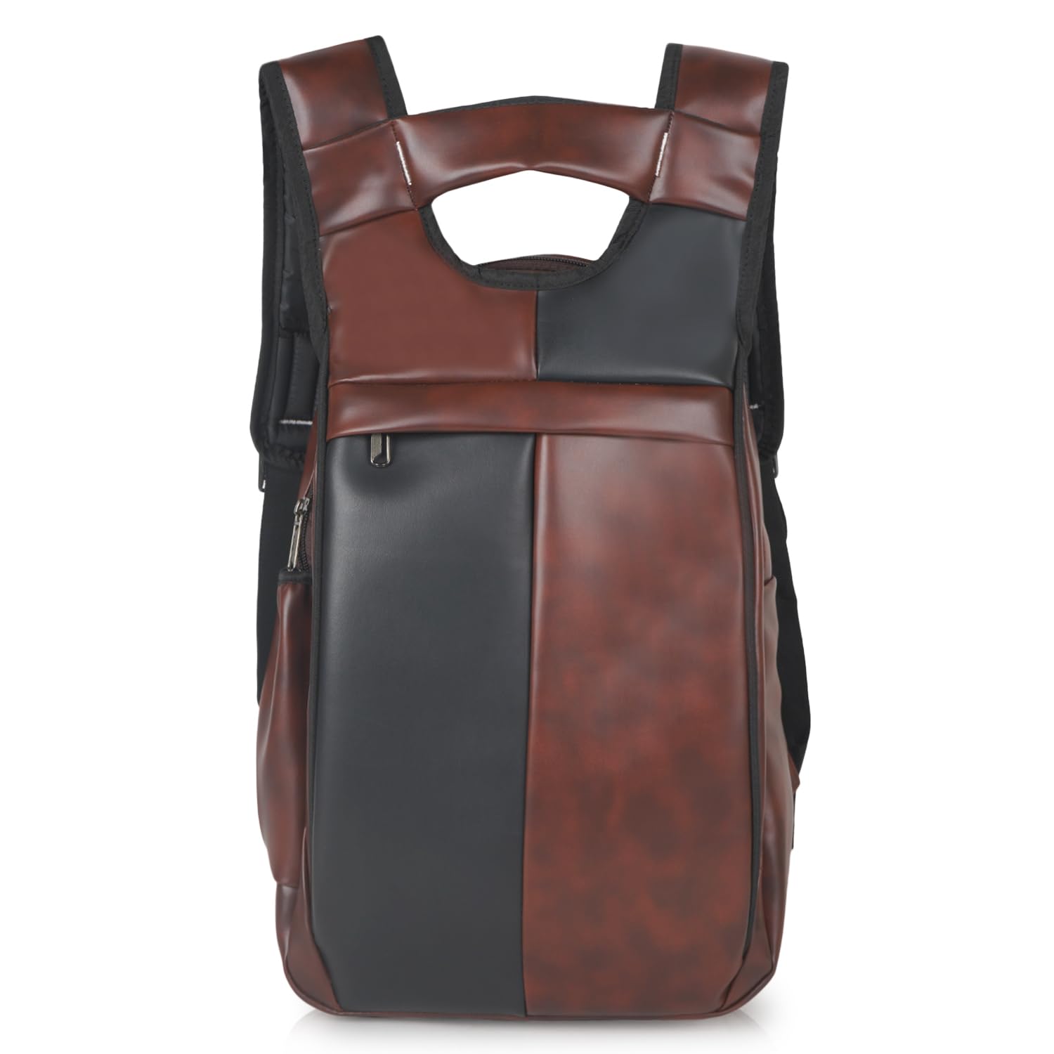 ROMOFY Synthetic Leather Classy Trendy Travel Laptop College Daytrip Tuition Shoulder Backpack For Unisex Brown (B0CSKK2BM2) Amazon Price History, Amazon Price Tracker