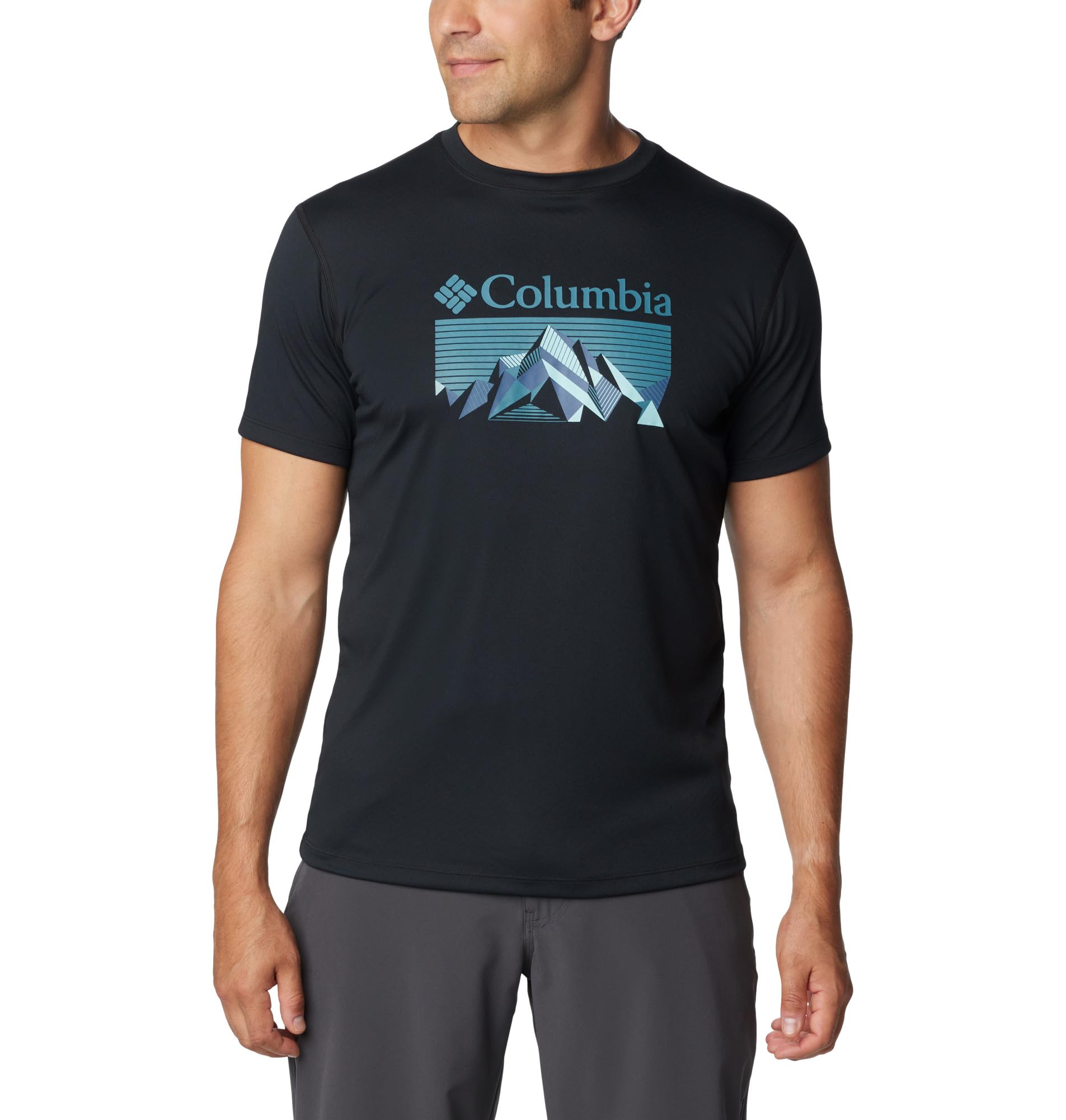 ColumbiaMen's Zero Rules Short Sleeve Graphic Shirt Technical Short Sleeve T-Shirt