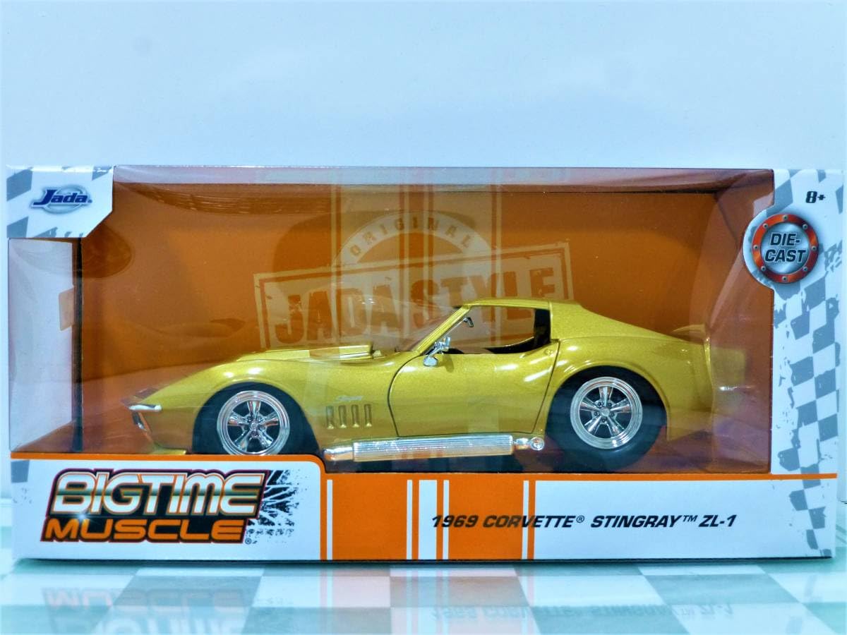 Amazon.co.jp: JADA TOYS 1/24 1969 CHEVY CORVETTE STING RAY ZL-1