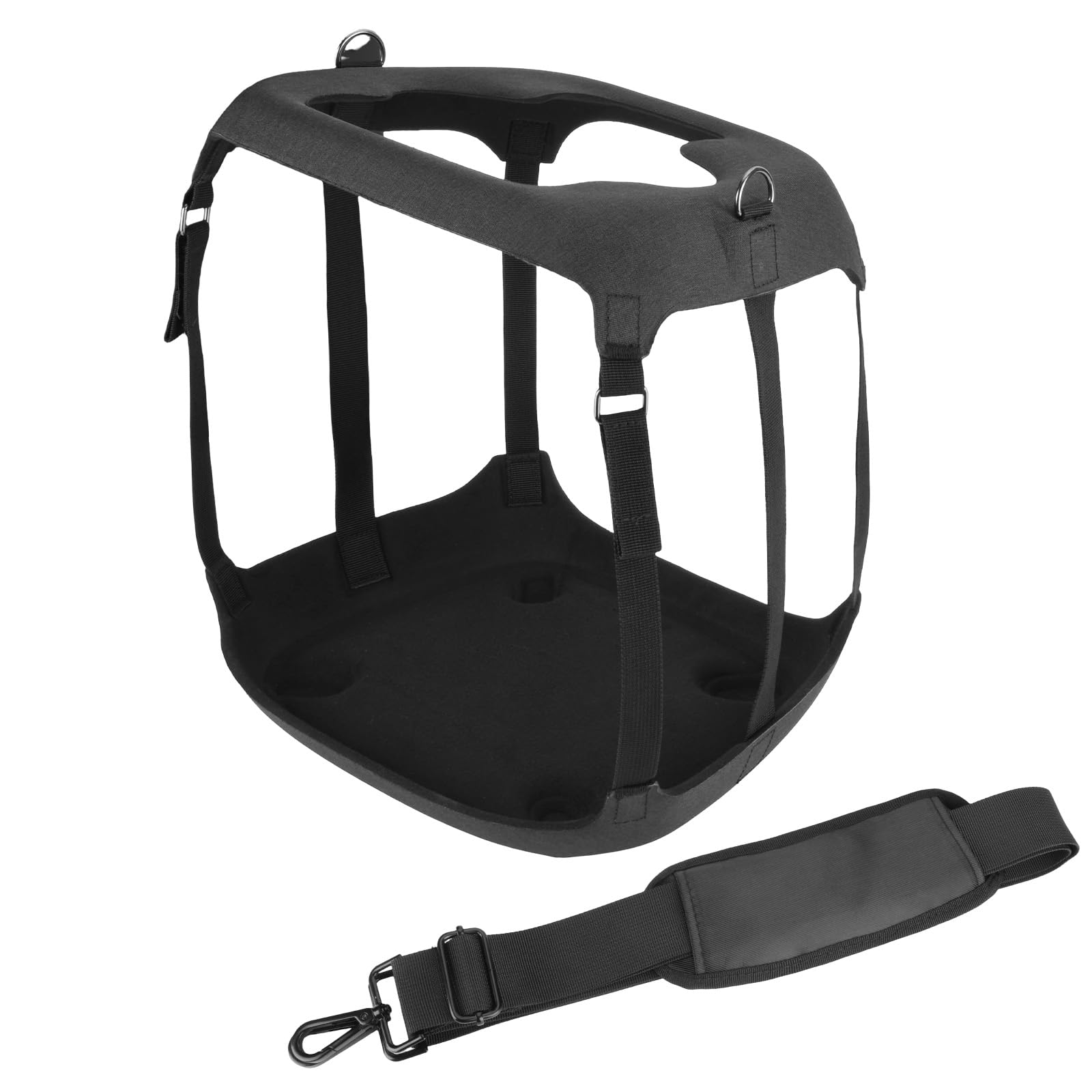 Etui ochronne na głośnik JBL PartyBox Encore 2, twarda obudowa, przenośna torba EVA z paskiem na ramię, odporna na wstrząsy pokrowiec podróżny na głośnik i akcesoria
