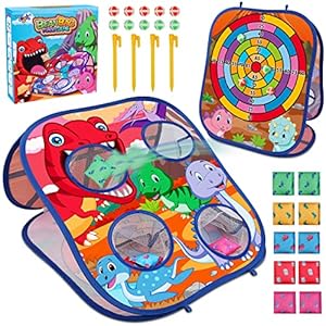 Animal Bean Bag Toss Game Toy Outdoor Toss Game, Family Party Party Supplies for Kids, Gift for Boys Birthday or Christmas for Toddlers Ages 3 4 5 6 Year Old