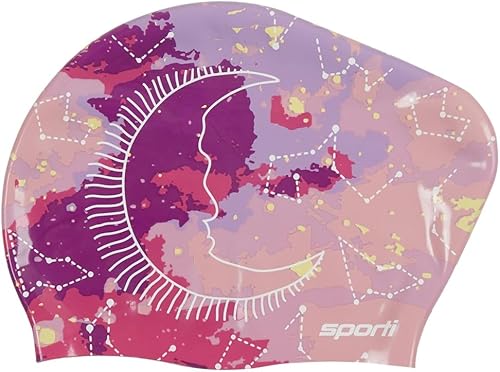 Miniatura 1 de Sporti Limited Edition Long Hair Bun Silicone Swim Cap