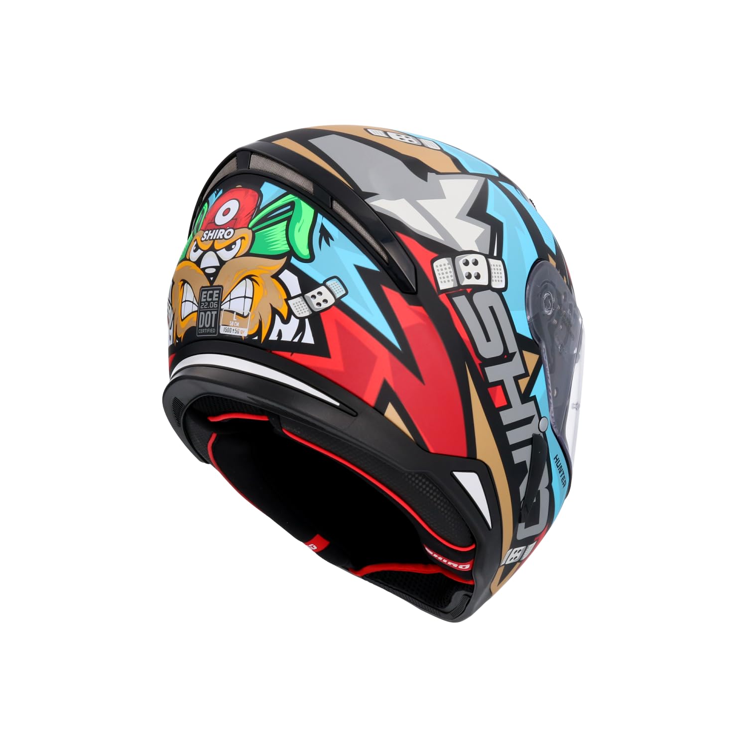 BI ESSE Casco da moto integrale Casco di sicurezza stradale veloce Unisex Adulto Cool Rider Biker Sport Crash Helmet Equipment Quattro stagioni Biker Road Helmet
