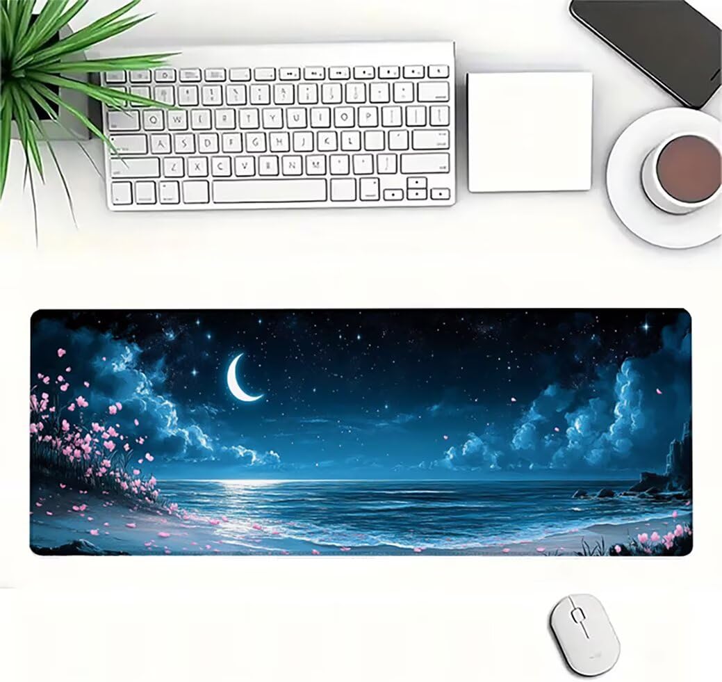 Genérico Lpfieonn Océano Gaming Alfombrilla Ratón 160x80cm PF-2615