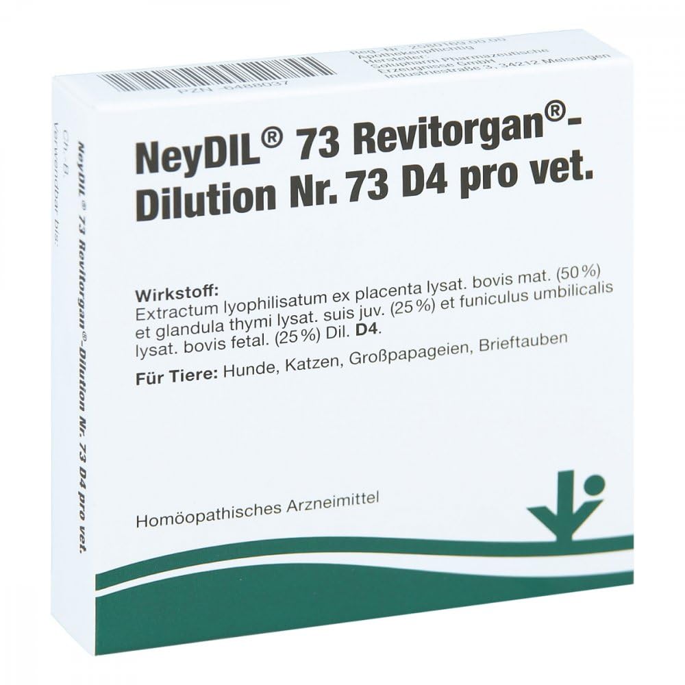 Neydil Revitorgan Dilution + Produktbeschreibung: dosis 4 pro veterinär Ampullen