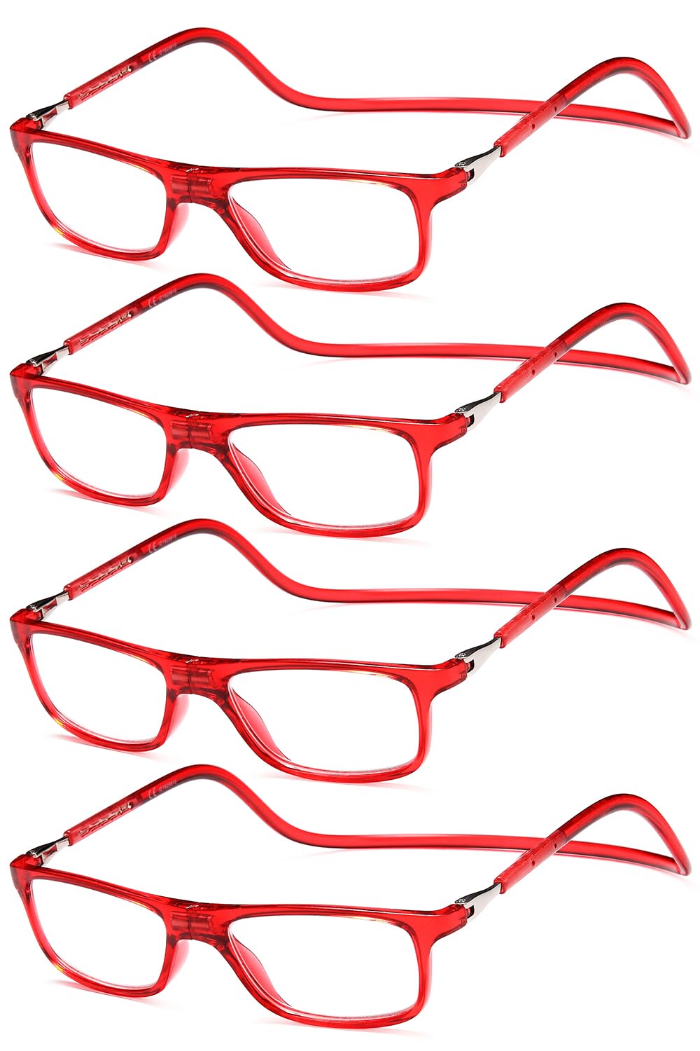 Lunettes 5 pack, Lunettes Loupe, Lunettes De Lecture Magnétique, Longueur RéGlable Lunette De Lecture Homme Femme, NV2904 (5colori, 1.5, x Lunettes 5 pack, Lunettes Loupe, Lunettes De Lecture Magnétique, Longueur RéGlable Lunette De Lecture Homme Femme, NV2904 (5colori, 1.5, x