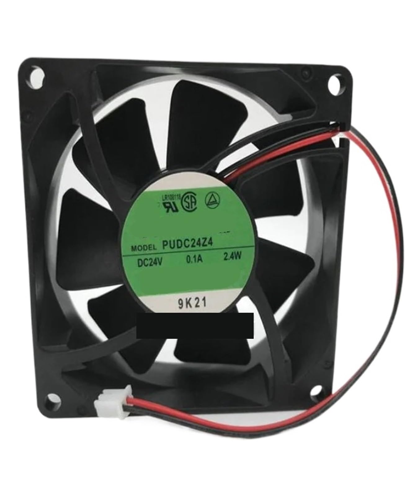 YMUGUEGH UDC24Z4 24V 0.1A 2.4W 8cm 8025 two-wire cooling fan