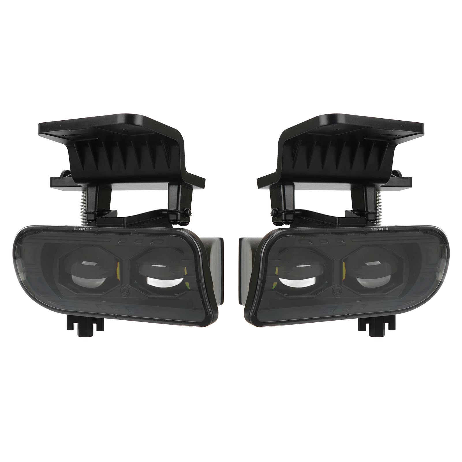 Tbest Lampy Przeciwmgielne LED z żarówkami Obiektyw PC IP67 Wodoodporny DC 10 24V Zamiennik dla Chevy 1500 1999 2002