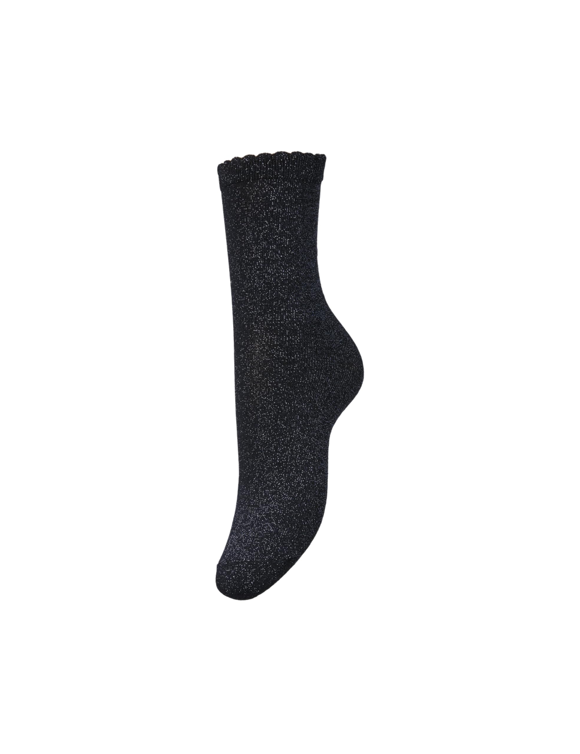 Pieces Women's Sky Captain/Detail: Toned Lurex Pcsebby Glitter Long 1 Pack Noos Socks,