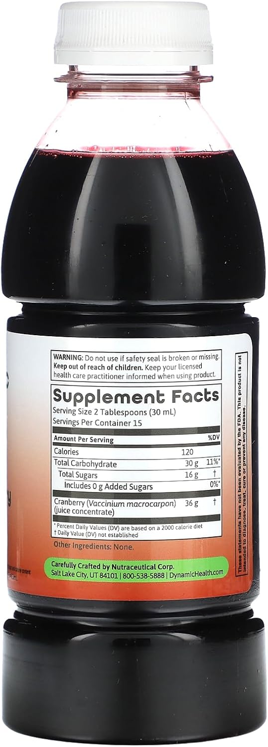 Dynamic Health - Cranberry Juice Concentrate, 16 oz liquid