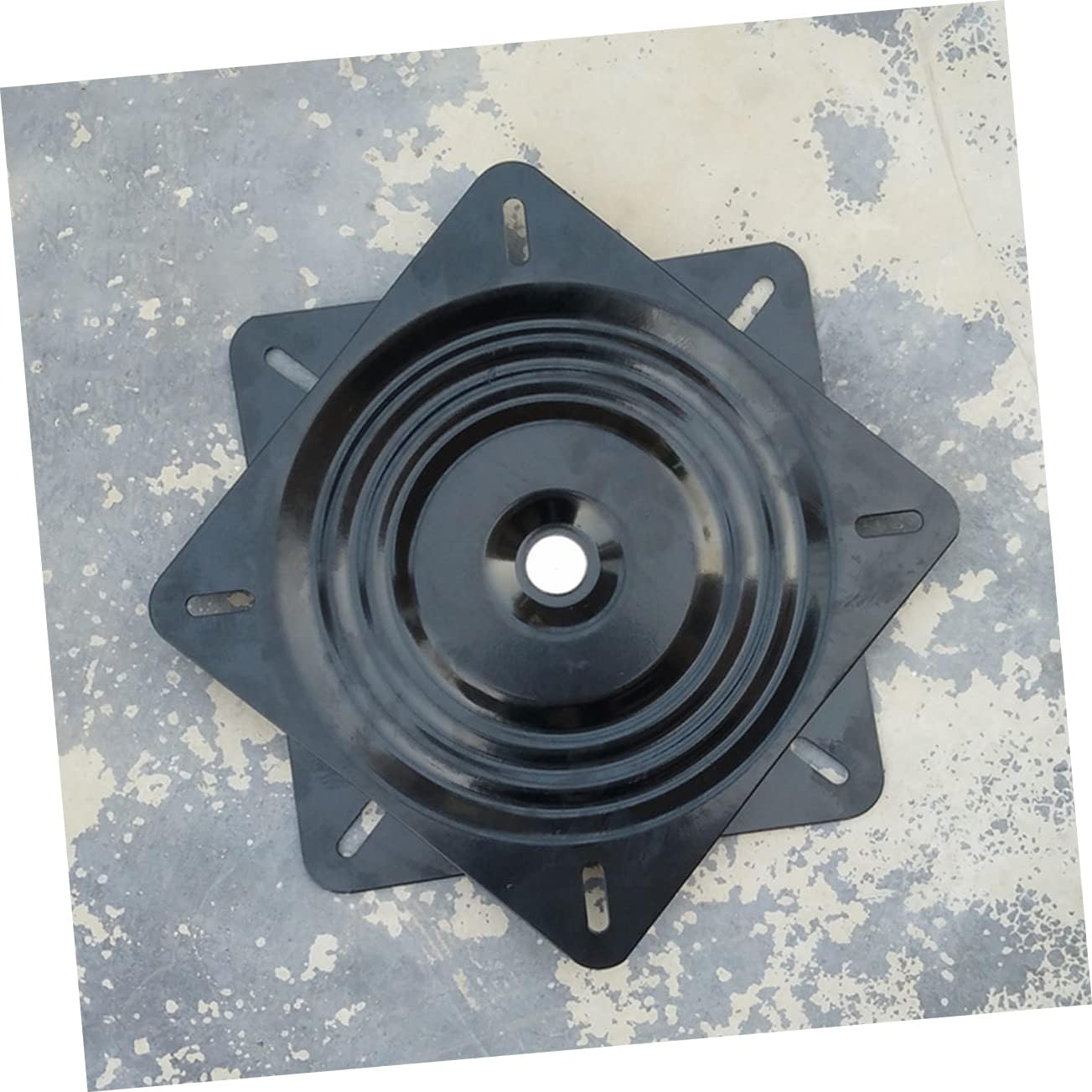 360 Degree Swivel Plate for Bar Stool and Recliner Chairs Black Painted Swivel Mechanism for Furniture for Home and Office Use