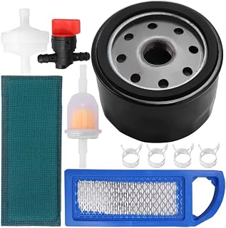 Anxingo GY20573 Air Filter with AM125424 Oil Filter Replacement for John Deere LA115 LA105 LA110 L100 L105 L107 Lawn Tractor M149171 GY20577