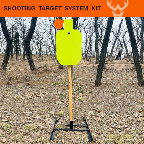 Image of Highwild 2x4 Target Stand Base for AR500 Steel Shooting Targets - Double T-Shaped Base for Shooting Range Outdoor