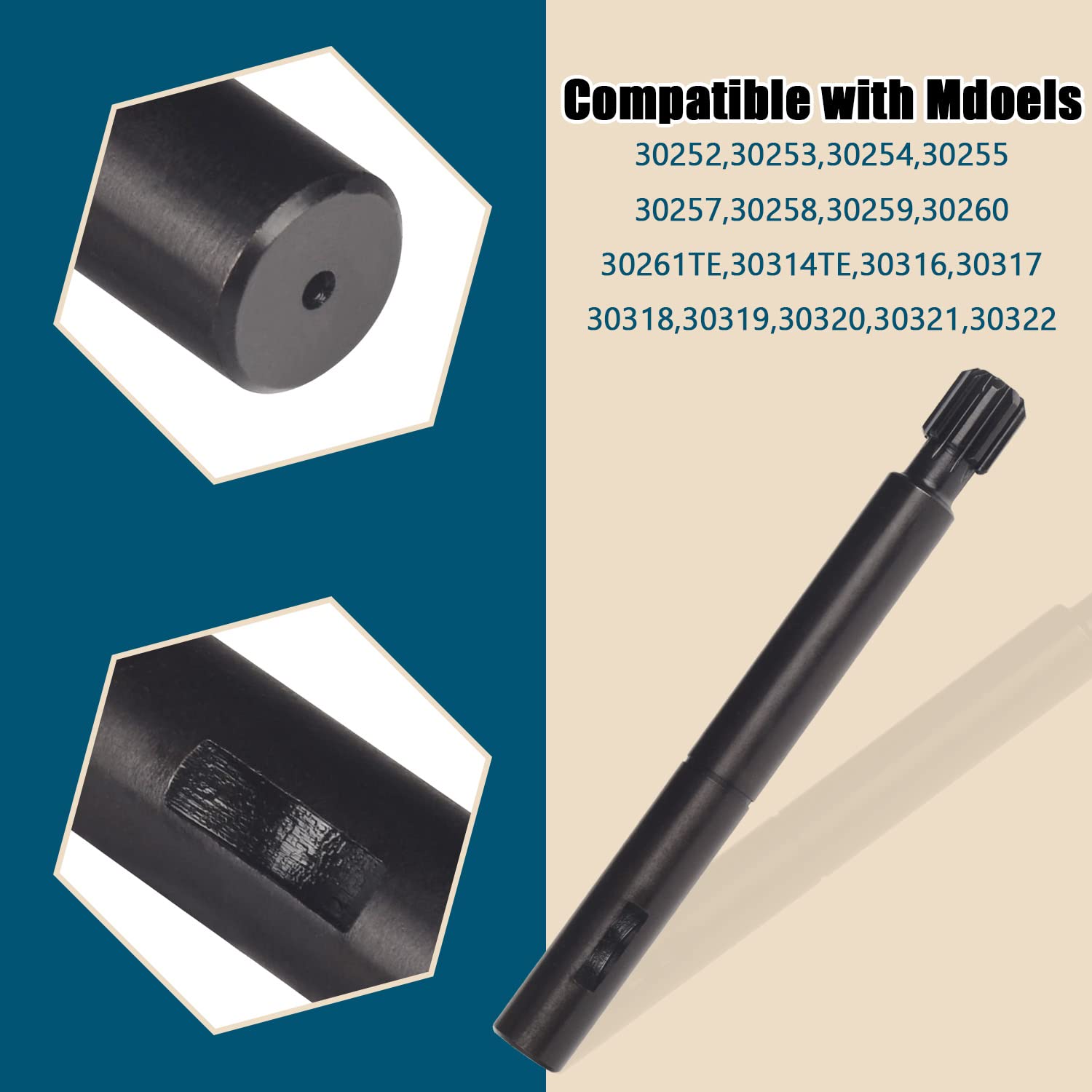 Ohoho Ausgangswelle 104-1102 - Ersatzteil Für Toro Rasenmäher & Kommerzielle Geräte | Kompatibel Mit Vielen Modellen (30031, 30250, Etc.)