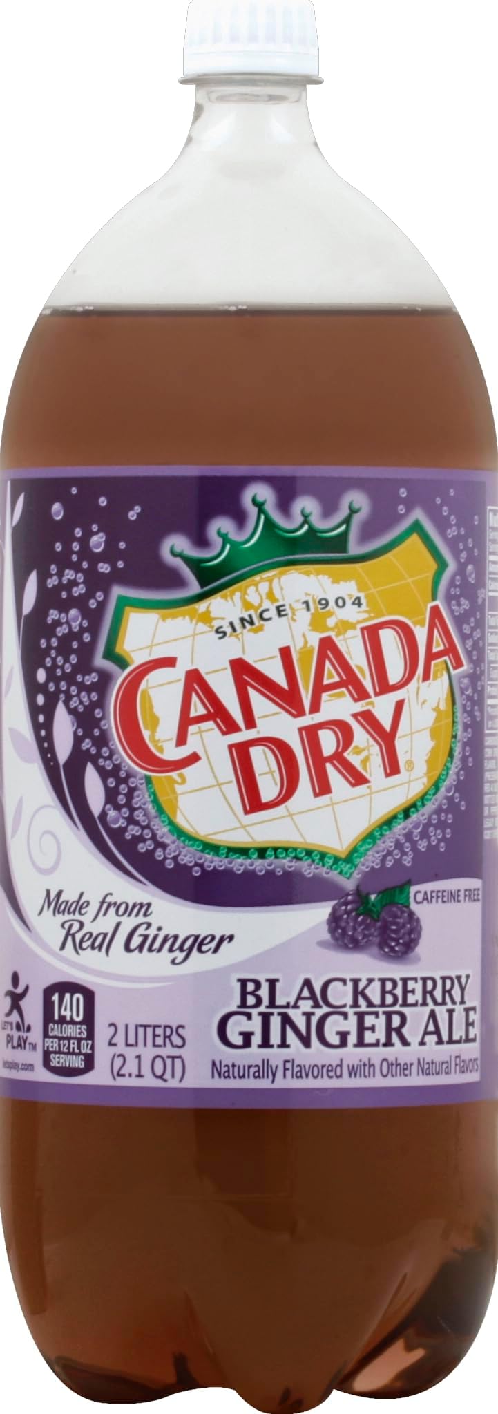 Blackberry Ginger Ale 2L bottle