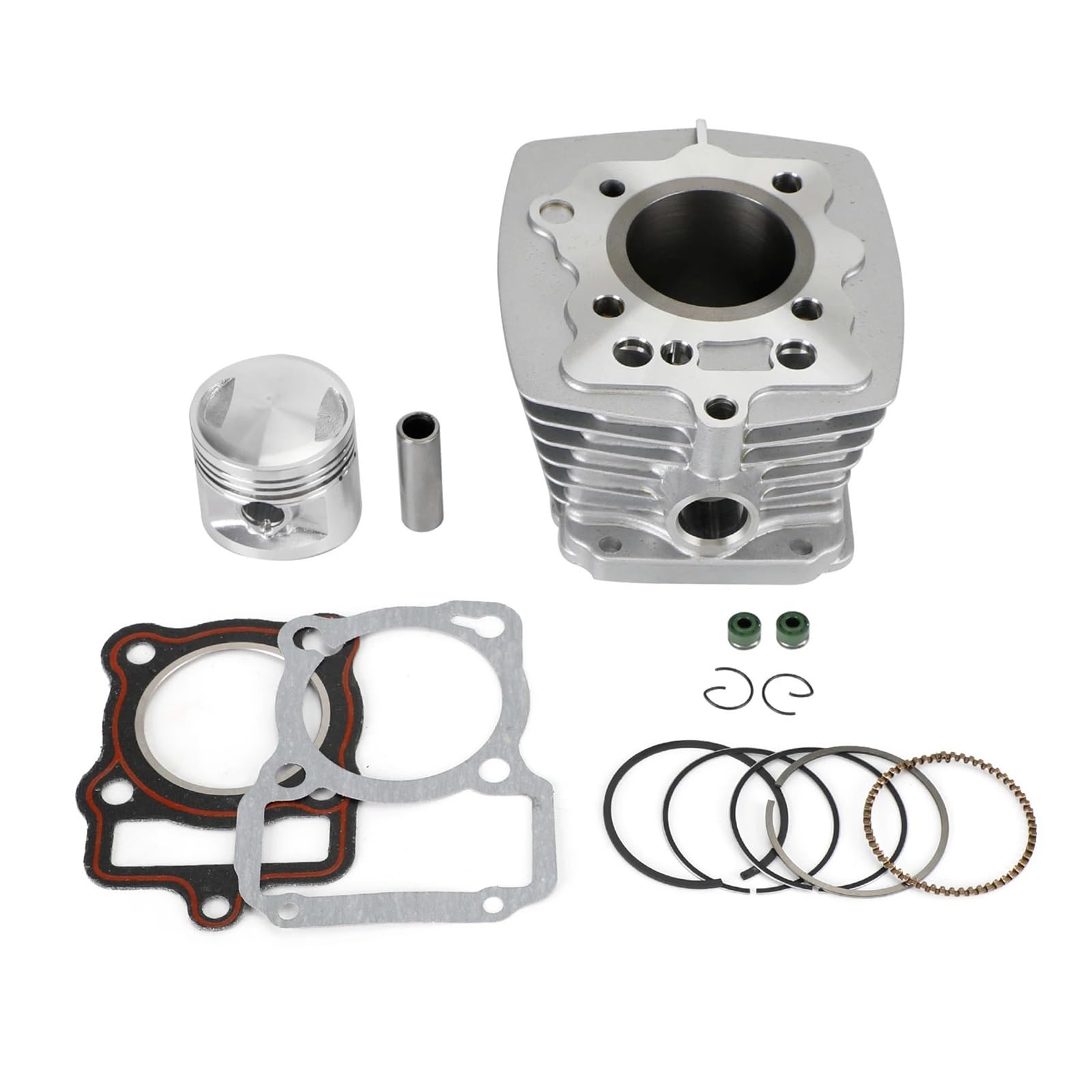 125CC 56.5mm ZESTAW USZCZELEK TŁOKA CYLINDRA z 15 MM PINem Pasuje do Ho CG125 TMX125 JX125 TMX JX CG 125 156FMI