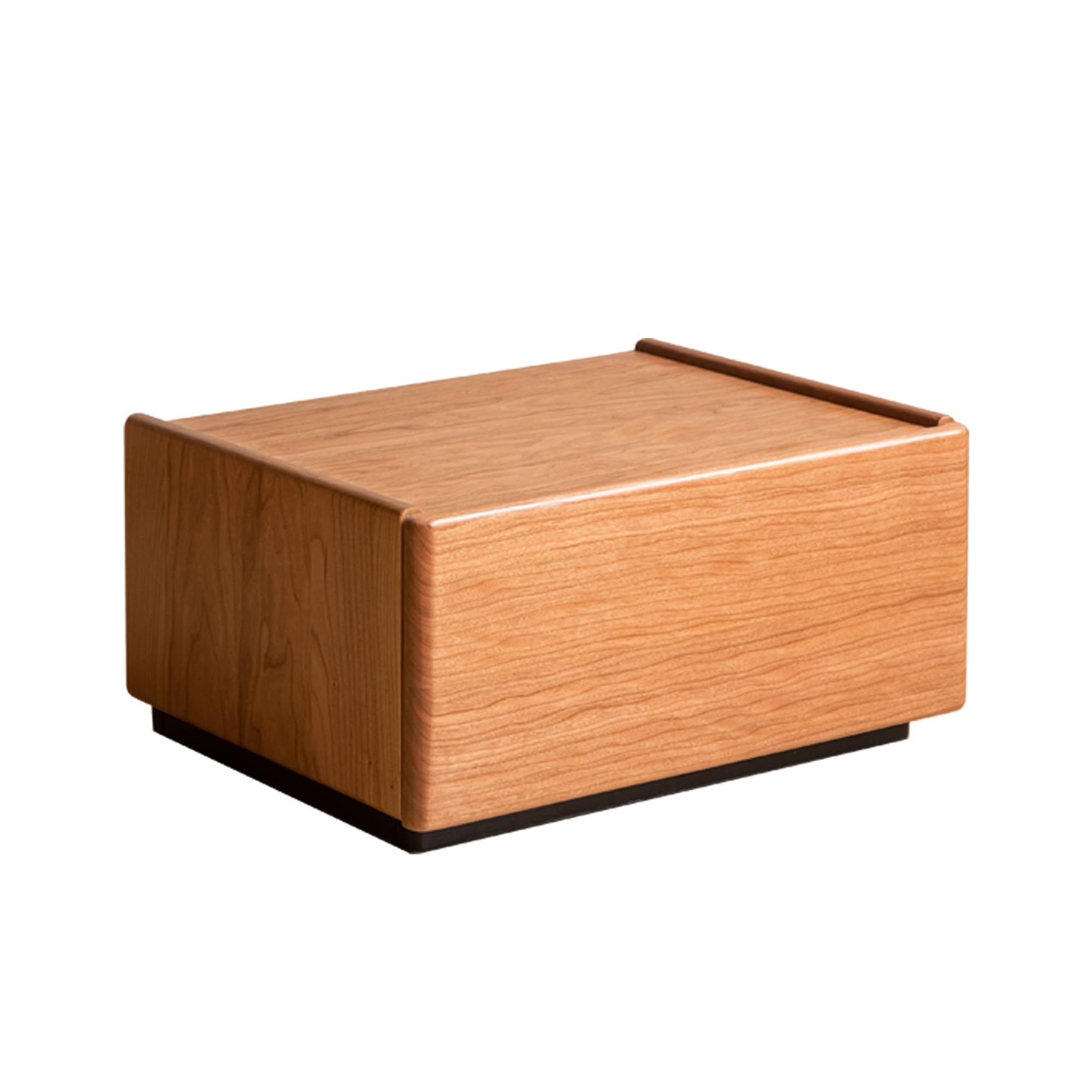 YESWOOD Vintage Wood Stackable Drawers, Solid Cherry Bedside Table with Storage, Modular Nightstand for Bedroom or Living Room, Versatile Sideboard Entryway Console with Natural Finish (Cherry Wood)