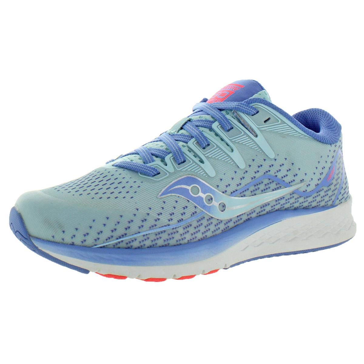 Saucony Girls Ride ISO 2 Performance Running Shoes Blue 6 Medium (B,M) Big Kid