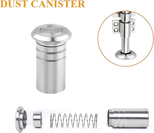 Miniatura 6 de Pestillo de puerta de perno deslizante, pestillos gruesos de acero inoxidable 304, cerradura de puerta de cerrojo de seguridad de alta resistencia