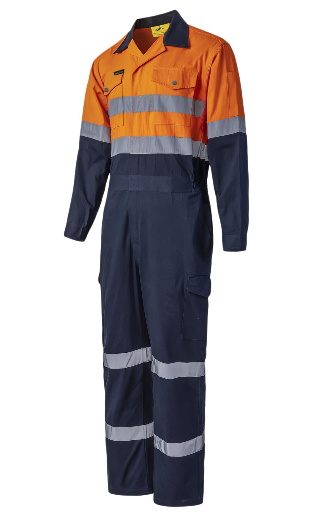 Męski odblaskowy kombinezon oddychający kombinezon mechaniczny długi rękaw kombinezon roboczy Hi Vis kombinezony