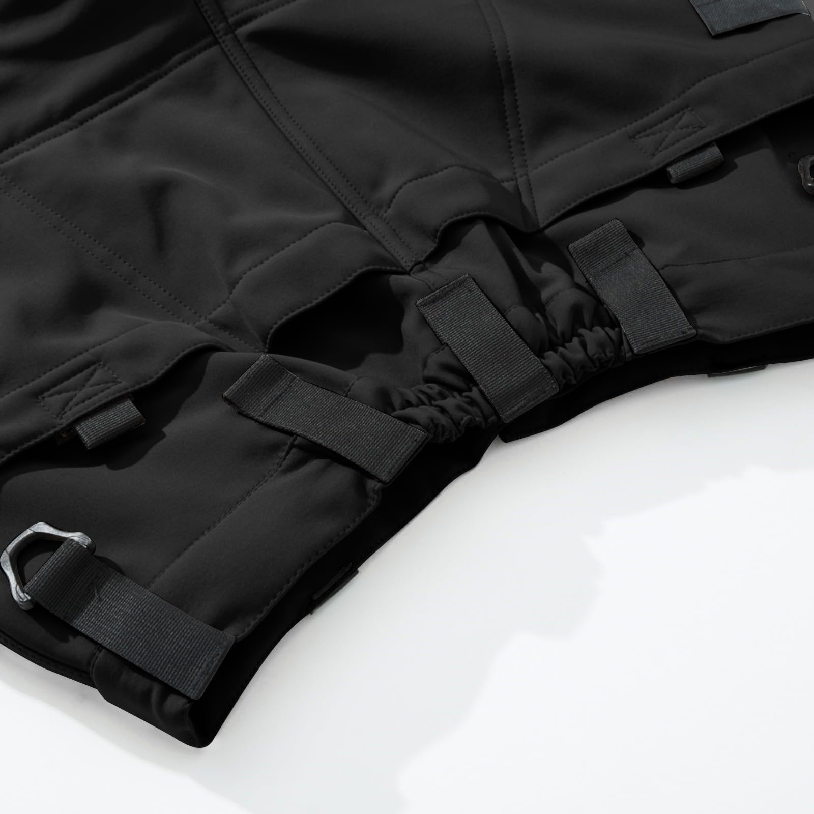 Pantaloni cargo da uomo invernali foderati in pile, impermeabili, resistenti agli strappi ed elasticizzati, multitasche, per attività all'aperto, escursioni e tempo freddo