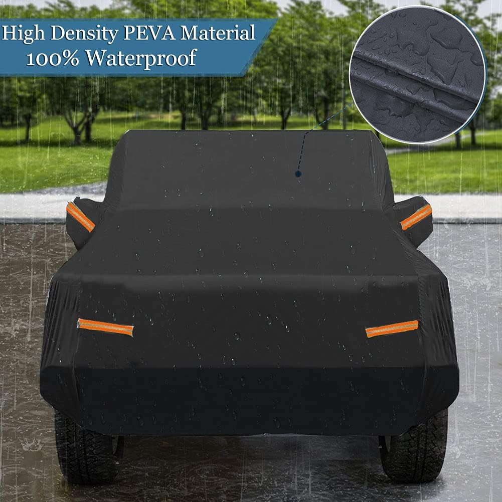 Big Ant Car Cover for Jeep Wrangler 2 Door All Weather Car Cover with Zipper Door Waterproof Outdoor — view 4