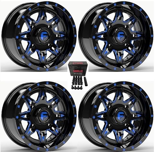 Fuel Lethal UTV Wheels Blue/Black 14