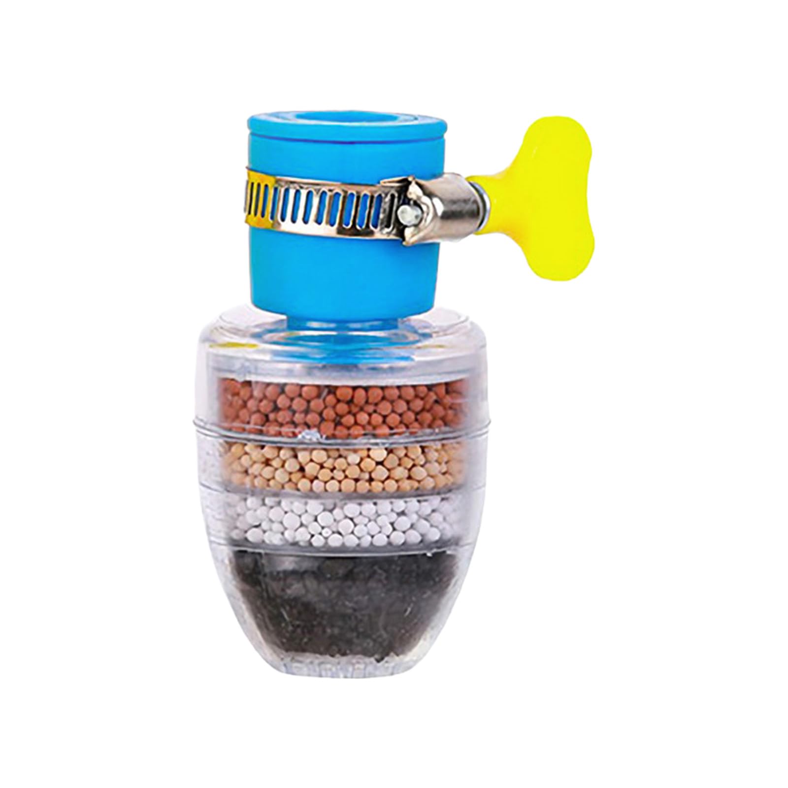 TEMOOUES Household Common Interfacess Faucet Filter Faucet Water Filter with High-Flow Design Household Tap for Drinking Water