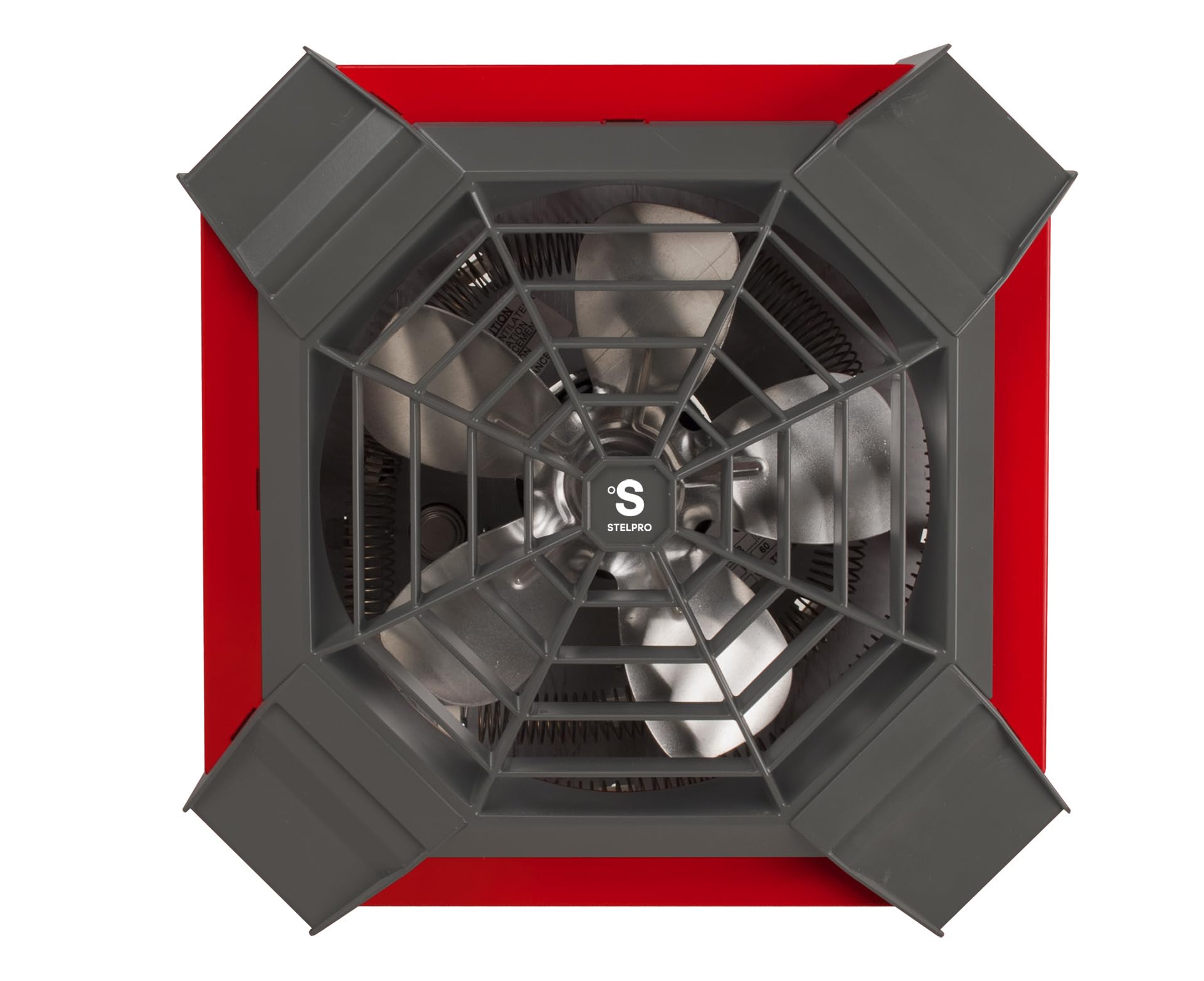 Stelpro SPIDER Garage Ceiling Heater, 13 3/4" x 13 3/4", 240 volts, Energy Saving, Compatible with 4000 W Electronic Thermostats (sold separately) -