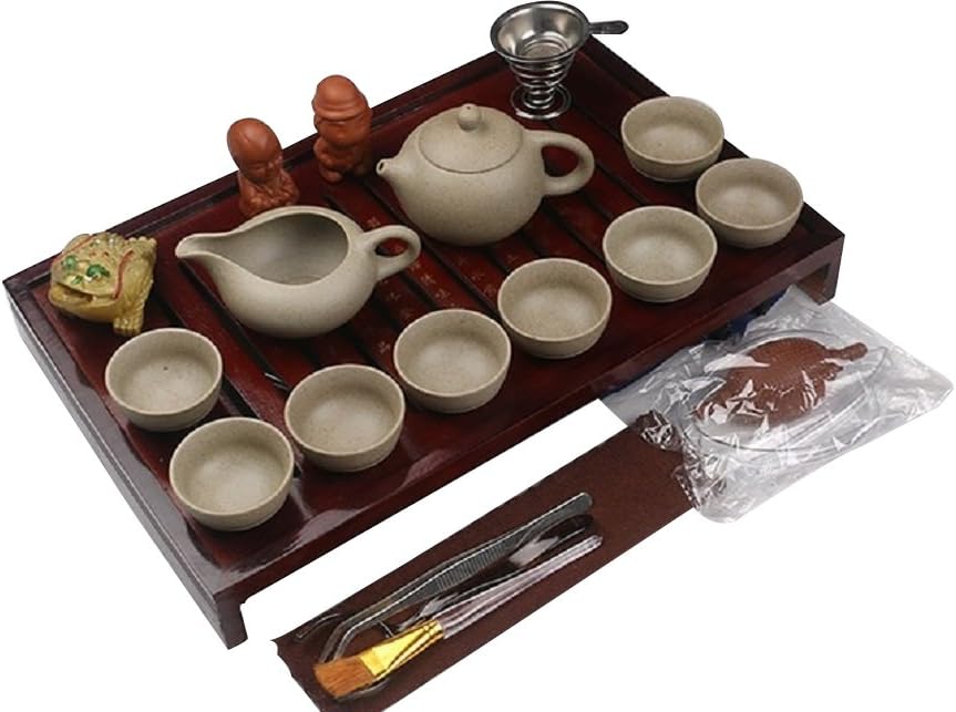 Chinese Kongfu Tea Set (Crude Pottery)