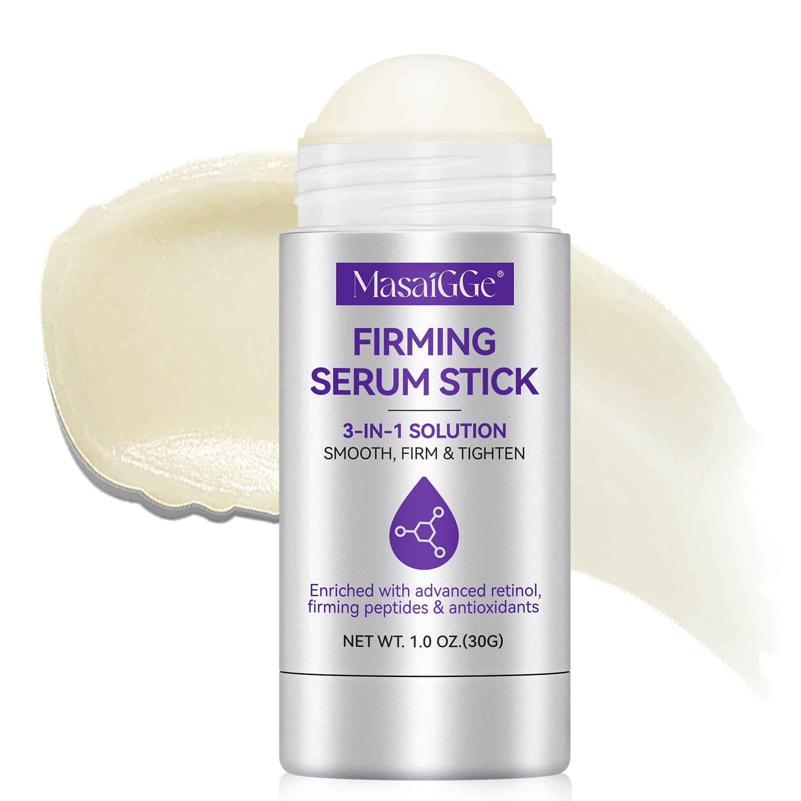 Retinol Firming Serum Stick, Anti Wrinkle Face Cream, Deep Moisturizing & Hydrating, Skin Tightening & Lifting