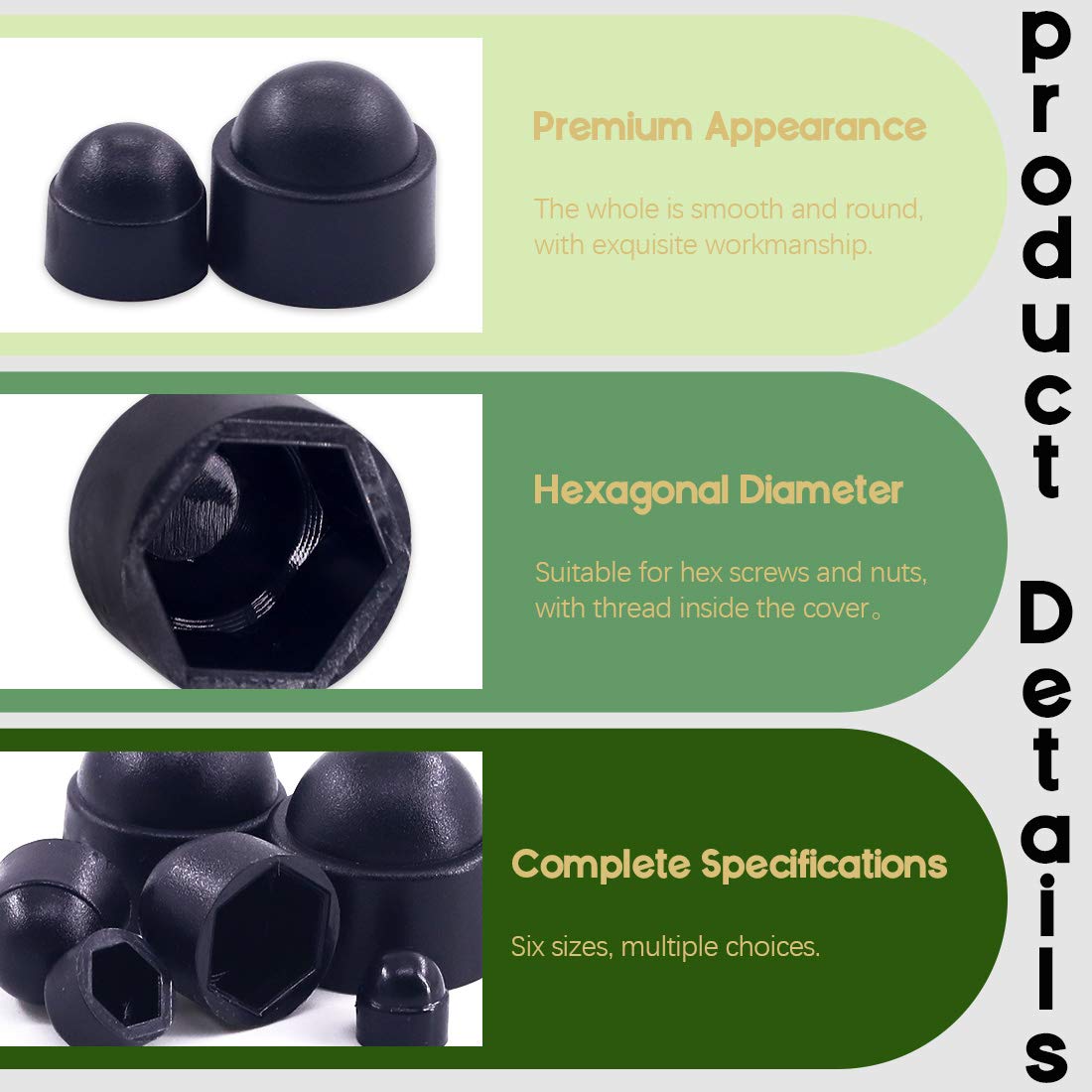 Rubber End Caps, Bolts Cap, Hex Nut Dome Cover Italy - Foto 8