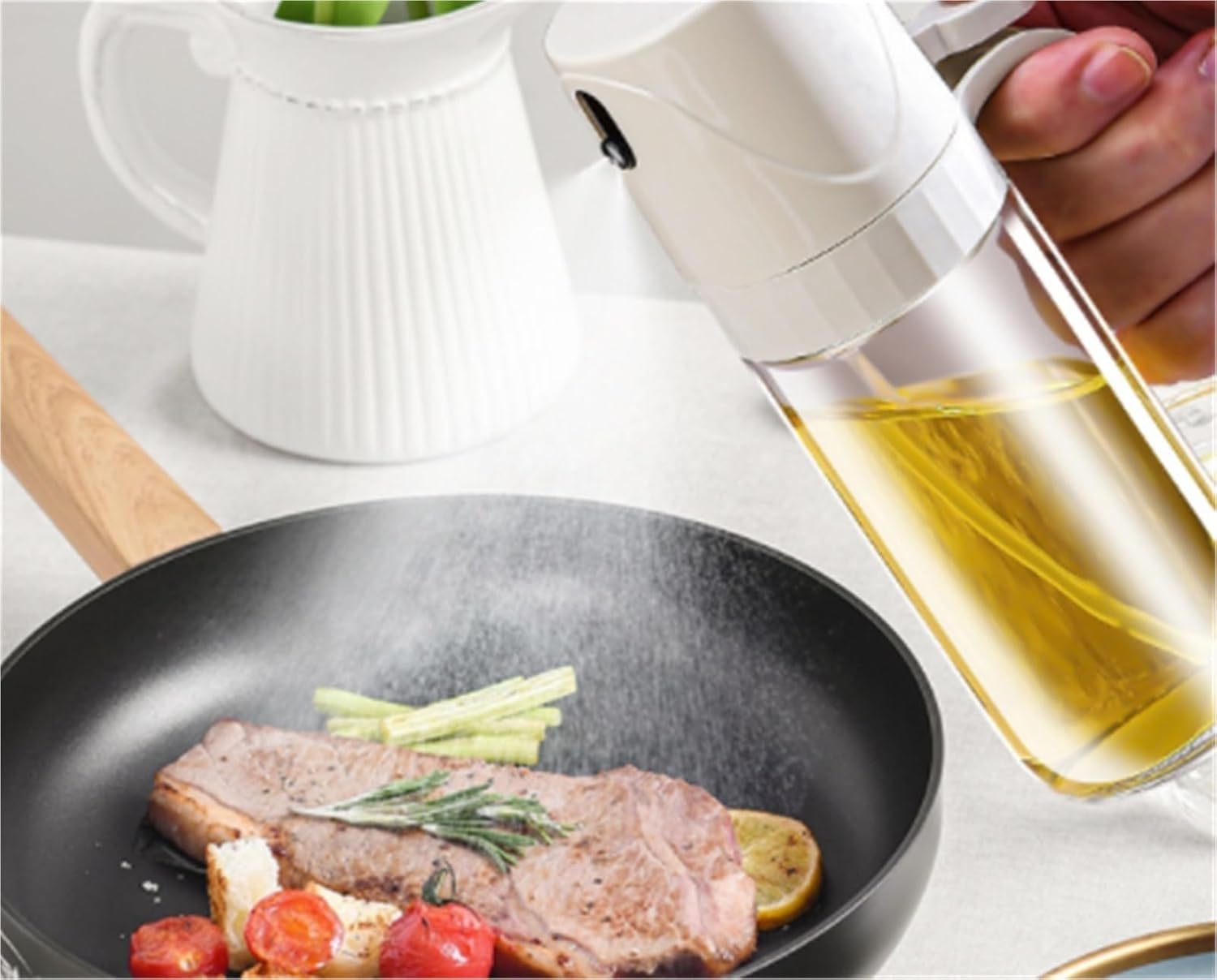 Olive Oil Dispenser Olive Oil Sprayer Is Suitable For Cooking Salad Grilling And Air Frying Kitchen Cooking