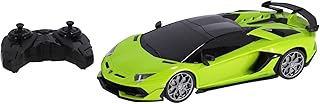 Kool Speed Lamborghini Aventador SVJ Roadster RC Car 1:16 Neon Green Remote Controlled Vehicle with LED Headlights & 2.4 GHz Control Indoor & Outdoor Racing Fun