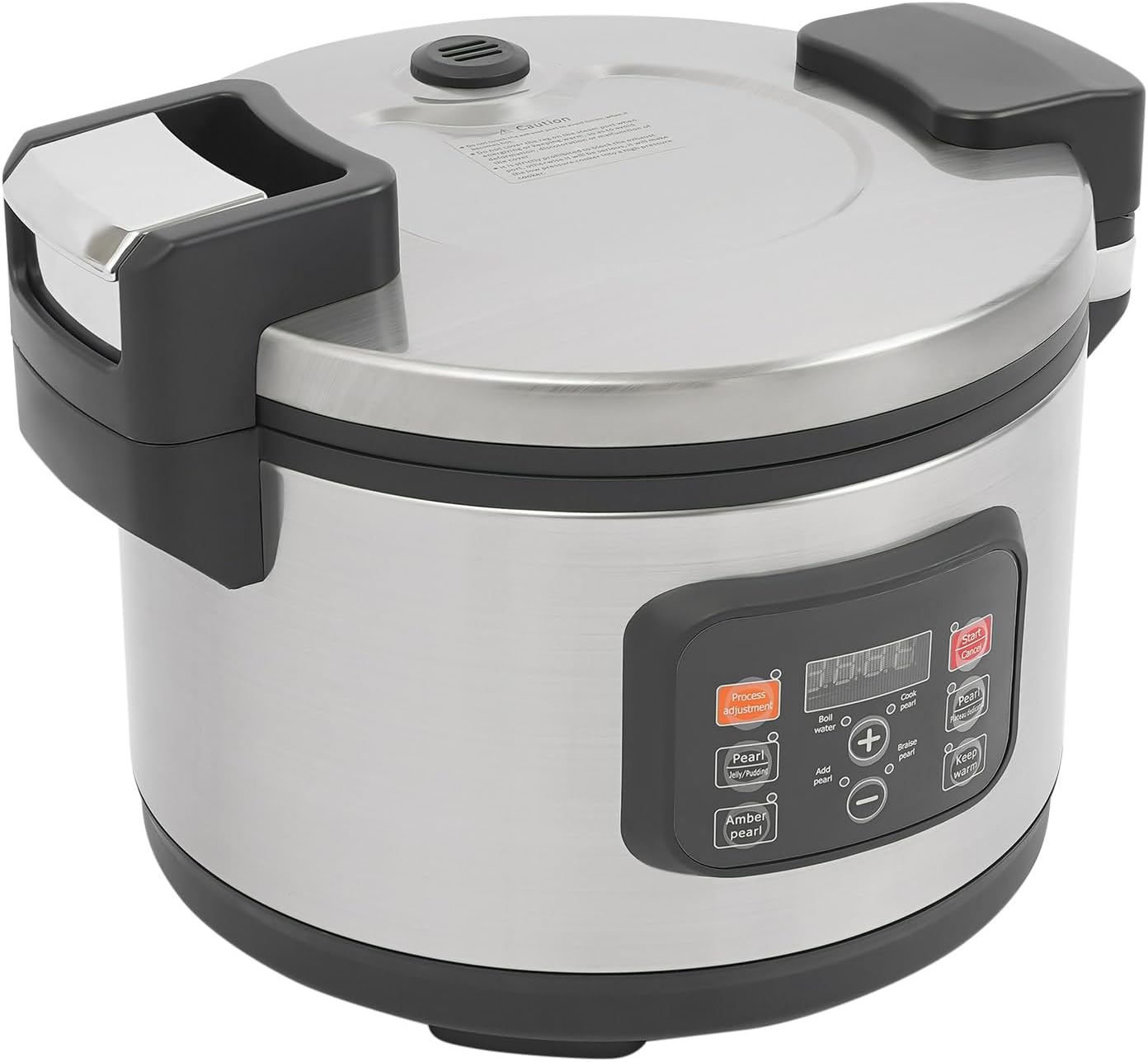Boba Cooker, 12l Boba Maker Machine Commercial Boba Cooker for Tapioca Pearls 1850w Commercial Boba Pearl Maker for Bubble Tea Rice Cooker Commercial for Restaurants, Milk Tea Stores