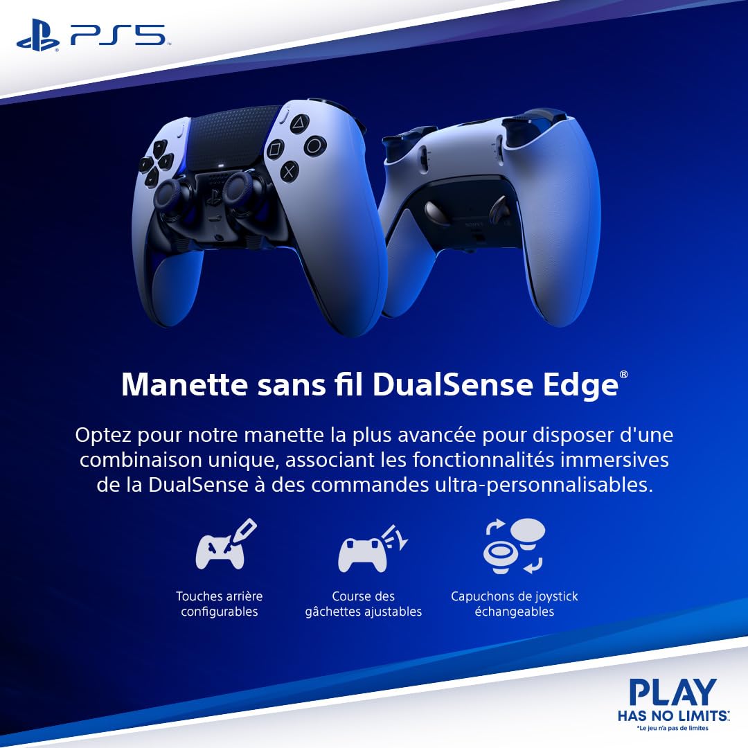 Manette sans fil DualSense – Édition limitée Marvel’s Wolverine, compatible PS5, PC, Mac et appareils mobiles