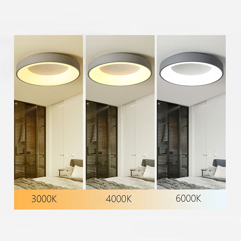 Luces De Techo Modernas Y Cuadradas, Lámpara De Techo LED De Acrílico De Aluminio Incrustada Cerca Del Techo, Para Sala De Estar, Dormitorio, Comedor, Cocina, Oficina (color Blanco, Si