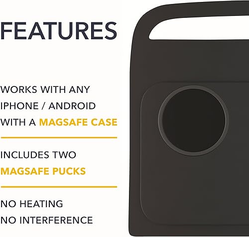 Miniatura 2 de Almohadilla de carga dual para teléfono Rivian R1T y Rivian R1S compatible con MagSafe iPhone 14, 15, cargador rápido con reposabrazos, base de