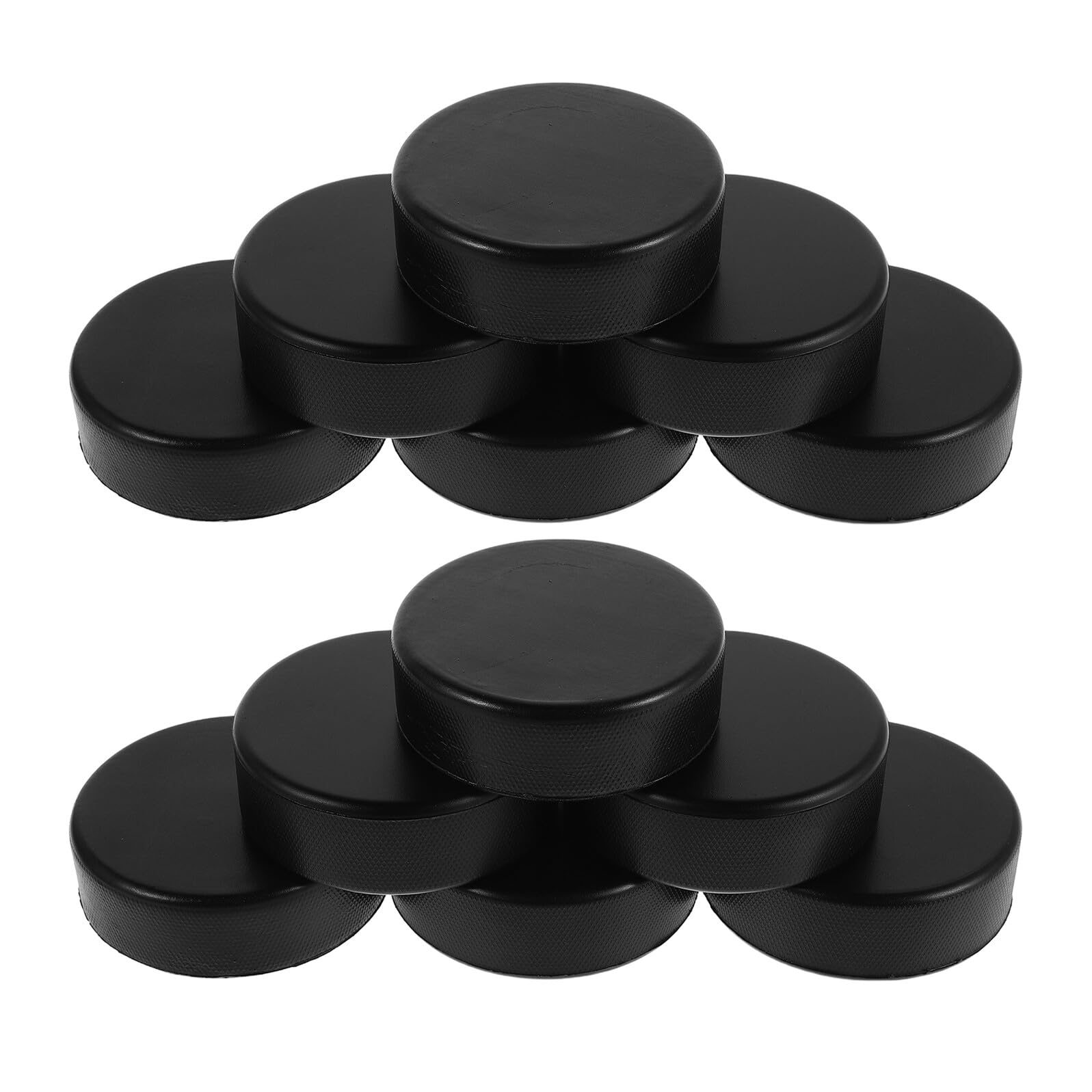 SUPVOX Lot de 16 Palets de Hockey en Mousse Noire Mini Rondelles D'entraînement Légères et Souples pour Hockey sur Table Accessoires Polyvalents pour Jeux D'intérieur et Loisirs
