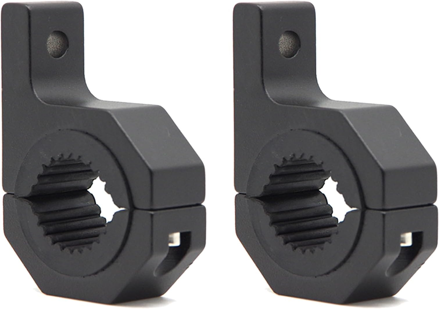 2PCS LED Light Bar Clamp Mounting Kit for 1.38"-1.97" Clamp Kit Tube, Universal Off-Road Driving Lights for Jeep SUV Truck ATV UTV Motorcycle