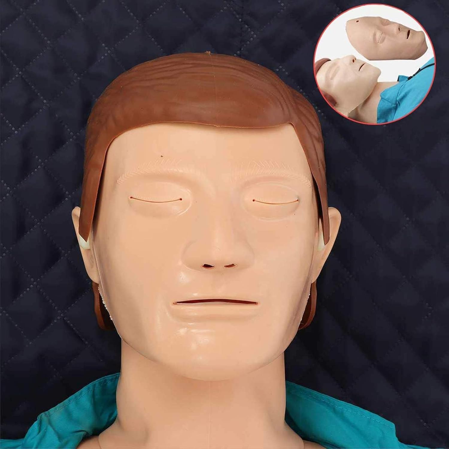 Maniquí de entrenamiento de RCP, simulador anatómico de tamaño real para práctica realista de primeros auxilios, ideal para cursos de entrenamiento y entornos sanitarios