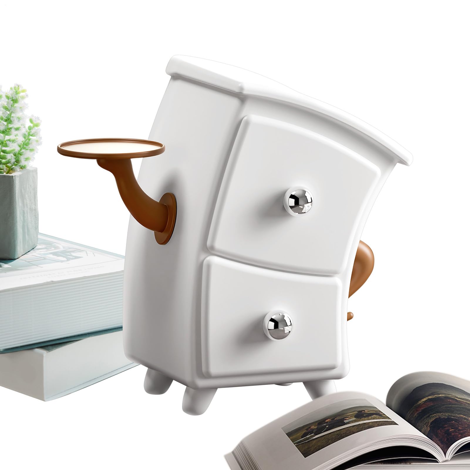 Organiseur de bureau avec tiroirs pour optimiser le rangement des accessoires de coiffure