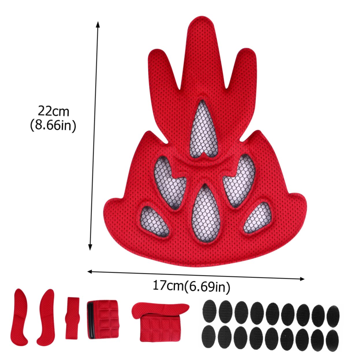 BESPORTBLE 1Set Padding Kit Durable Safety Mat for Riding Comfortable Non Slip Accessory with Easy Installation and Adhesive for Motorcycle Bicycle and Scooter Use