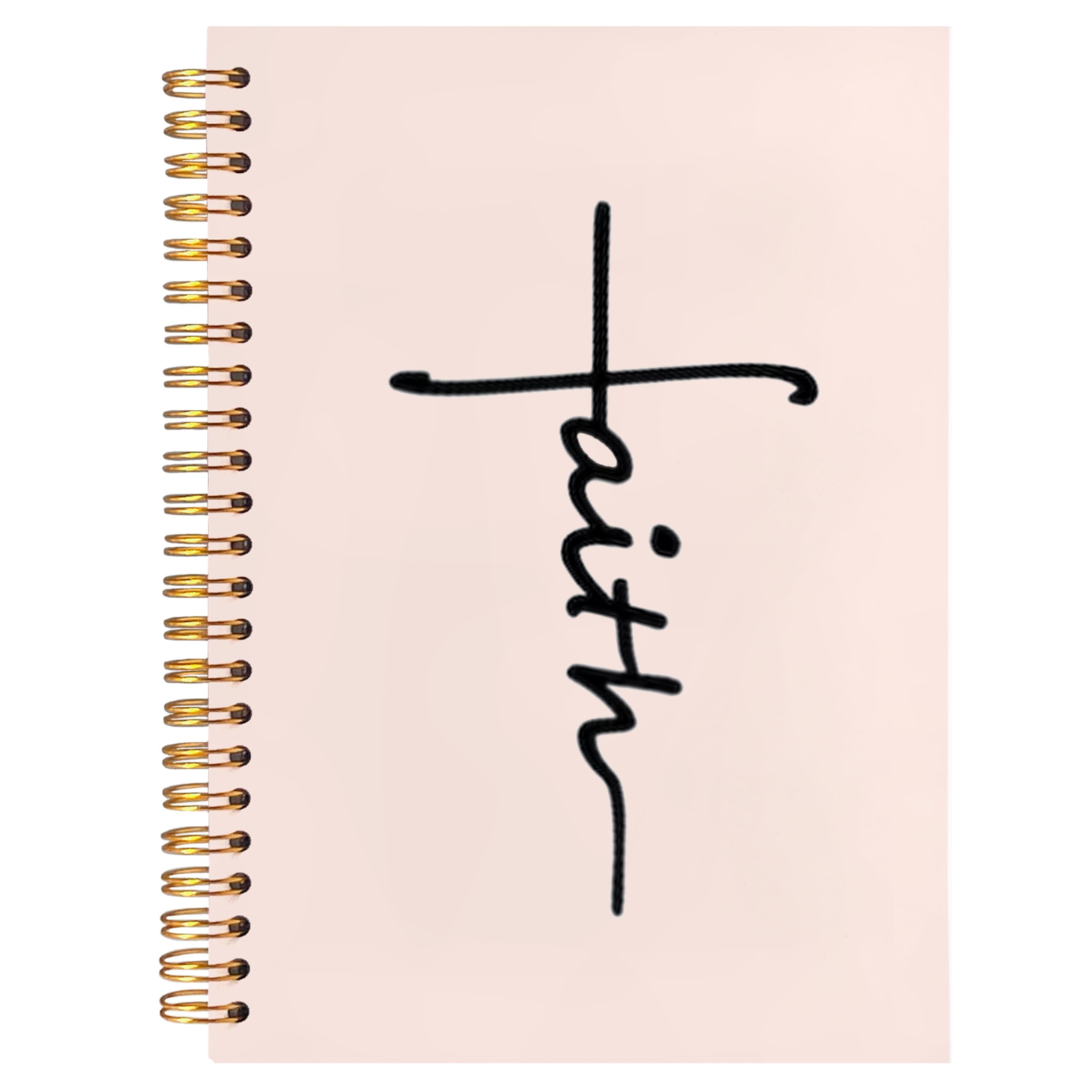 BearCake Faith Journal, Christian Notebook, Christian Gifts for Women, Bible Notebooks for Note Taking, Bible Journaling Notebook, Prayer Journal,